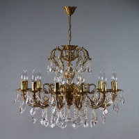 Подвесная люстра Ambiente Alicante 8888/12 AB New Leaf  фото, kupilegko.ru