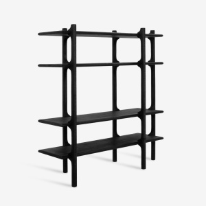 Tara Maple Black Стеллаж 107 см Zanat  фото, kupilegko.ru