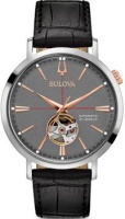 Японские наручные мужские часы Bulova 98A187. Коллекция Automatic  фото, kupilegko.ru