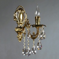 Бра, светильник настенный накладной Ambiente 2118/1 PB Tear drop  фото, kupilegko.ru