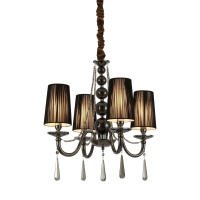 Подвесная люстра Lumina Deco Fabione LDP 1200-4 BK  фото, kupilegko.ru