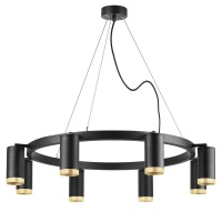 Подвесная люстра Lightstar Rullo (571018+214437-8+203440-8) LR01837840  фото, kupilegko.ru