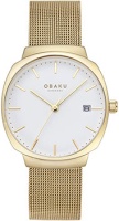 fashion наручные женские часы Obaku V273LDGWMG. Коллекция Mesh  фото, kupilegko.ru
