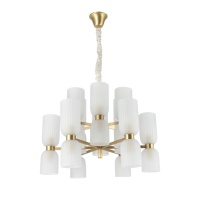 Подвесная люстра Newport 3646+6/C brass М0068541  фото, kupilegko.ru