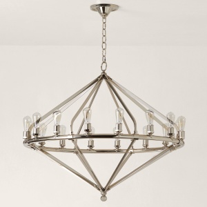 Archer Extra Large Nickel Люстра Ralph Lauren Home  фото, kupilegko.ru