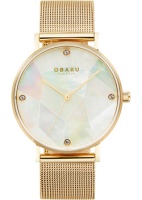fashion наручные женские часы Obaku V268LXGWMG. Коллекция Mesh  фото, kupilegko.ru