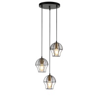 Подвесная люстра Indigo Pallo 10011/3P Black V000187  фото, kupilegko.ru