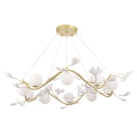 Подвесная люстра Crystal Lux Colibri SP10 Gold  фото, kupilegko.ru