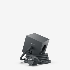 Square 1 Black Удлинитель USB-A 3 м Avolt  фото, kupilegko.ru