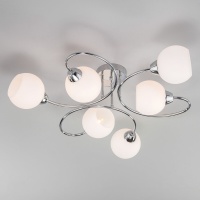 Потолочная люстра Eurosvet Tulia 30136/6 хром  фото, kupilegko.ru