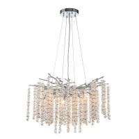 Подвесная люстра Indigo Fruscio 12042/8P Chrome V000446  фото, kupilegko.ru