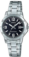 Японские наручные женские часы Casio LTP-V004D-1B2. Коллекция Analog  фото, kupilegko.ru