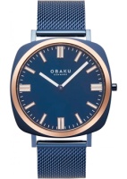 fashion наручные мужские часы Obaku V296GXSLML. Коллекция Mesh  фото, kupilegko.ru