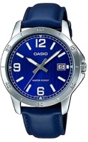 Японские наручные мужские часы Casio MTP-V004L-2B. Коллекция Analog  фото, kupilegko.ru