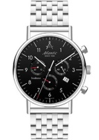 Швейцарские наручные мужские часы Atlantic 60457.41.65. Коллекция Seabase Chrono  фото, kupilegko.ru
