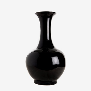 Wide Mouth Black Ваза Asiatides  фото, kupilegko.ru