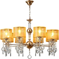 Подвесная люстра Illumico IL6219-8P-27 GD  фото, kupilegko.ru