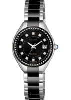 Японские наручные женские часы Citizen EW2558-88E. Коллекция Eco-Drive  фото, kupilegko.ru