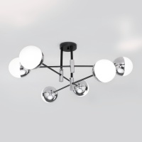 Потолочная люстра Eurosvet Nuvola 70129/6 хром  фото, kupilegko.ru