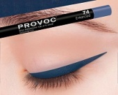 Гелевая подводка в карандаше для глаз Provoc gel eye liner (PV0074, 74, Темно-синий, 1 шт, 1 шт)  фото, kupilegko.ru