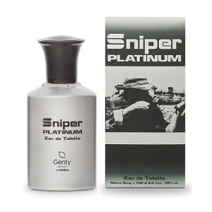 Мужская туалетная вода, парфюм PARFUMS GENTY Sniper platinum 105300011 LT  фото, kupilegko.ru