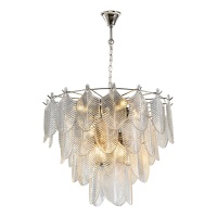 Подвесная люстра iLamp Oro P2544-12 NIC  фото, kupilegko.ru