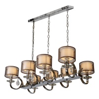 Подвесная люстра iLamp Mario RM16001/8PCR  фото, kupilegko.ru