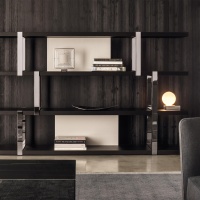 Dalton Chrome Стеллаж Minotti  фото, kupilegko.ru