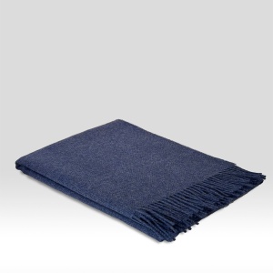 Herringbone Denim Плед McNutt of Donegal  фото, kupilegko.ru