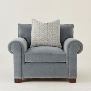 Jamaica Salon Mahogany/Flannel Кресло Ralph Lauren Home  фото, kupilegko.ru