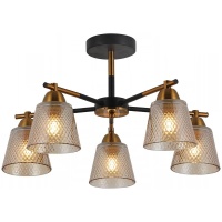 Потолочная люстра Illumico IL8226-5COU-79 BK GD  фото, kupilegko.ru