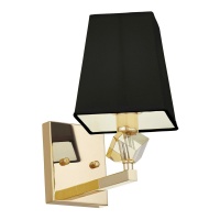 Бра, светильник настенный накладной Lumina Deco LDW 1249-1 GD+BK  фото, kupilegko.ru