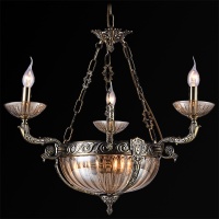 Подвесная люстра Illumico IL7165-6P-48 AB  фото, kupilegko.ru