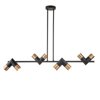 Подвесная люстра Indigo Doppio 11036/8R Black V000453  фото, kupilegko.ru