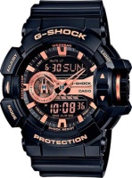 Японские наручные мужские часы Casio GA-400GB-1A4. Коллекция G-Shock  фото, kupilegko.ru