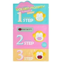 3-х ступенчатый набор средств для ухода за губами Golden Monkey Glamour Lip 3-Step Kit  фото, kupilegko.ru