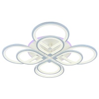 Потолочная светодиодная люстра Profit Light 8000/4+4 WHT  фото, kupilegko.ru