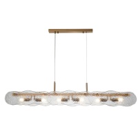 Подвесная люстра Indigo Eleganza 12019/6P Brass V000016  фото, kupilegko.ru
