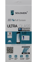 Защитное стекло Solomon для Apple iPhone XS 3D (черная рамка)  фото, kupilegko.ru