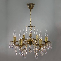 Подвесная люстра Ambiente Benisa 2226/6 PB Tear Drop  фото, kupilegko.ru