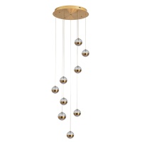 Подвесная светодиодная люстра De Markt 730010809  фото, kupilegko.ru
