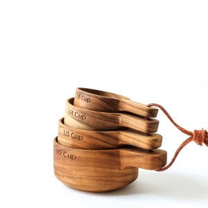 Teak Мерные ложки 4 шт. Hankar  фото, kupilegko.ru