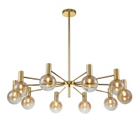 Подвесная люстра Indigo Collana 13015/10R Gold V000221  фото, kupilegko.ru