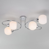 Потолочная люстра Eurosvet Tulia 30136/4 хром  фото, kupilegko.ru