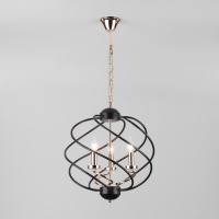 Подвесная люстра Eurosvet Sorrel 60105/3 черный  фото, kupilegko.ru