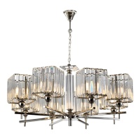 Подвесная люстра iLamp Staten P9514-8 NIC  фото, kupilegko.ru
