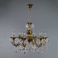 Подвесная люстра Ambiente Benisa 8818/6 PB New Leaf  фото, kupilegko.ru