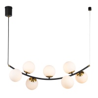 Подвесная люстра Indigo Nuvole 11002/7P Black V000087  фото, kupilegko.ru