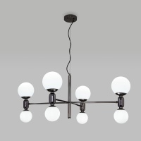 Подвесная люстра Eurosvet Bubble 30182/8 черный жемчуг  фото, kupilegko.ru