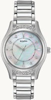 Японские наручные женские часы Bulova 96R216. Коллекция Diamonds  фото, kupilegko.ru